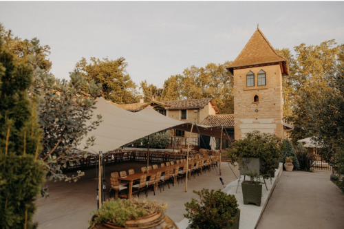 Shooting Ambiance Mariage - Tables extérieurs
