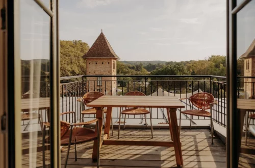 Shooting Ambiance Mariage - Vue du Gîte Pin