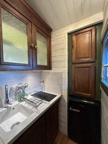 Cuisine du gîte cabane