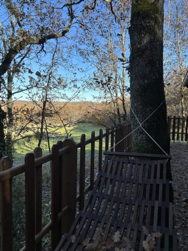 Hamac extérieur cabane