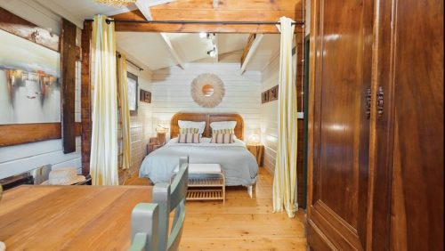 Vue intérieur cabane